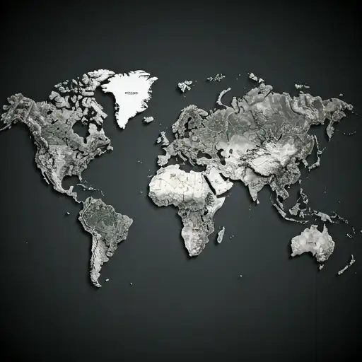 World map showing global agent locations